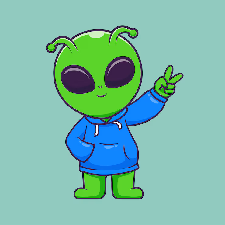 Alien mascot